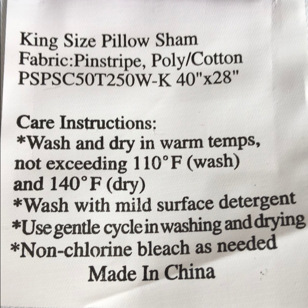New Set Of King Size Pillow Shams. - Picture 7 of 8